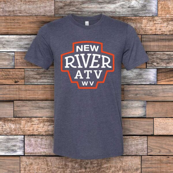 Bella Canvas T-Shirt Unisex - Navy Heather - Image 2